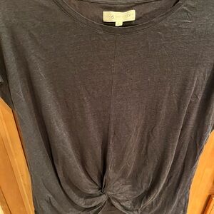 Lou & Grey Charcoal Knot Front Tee